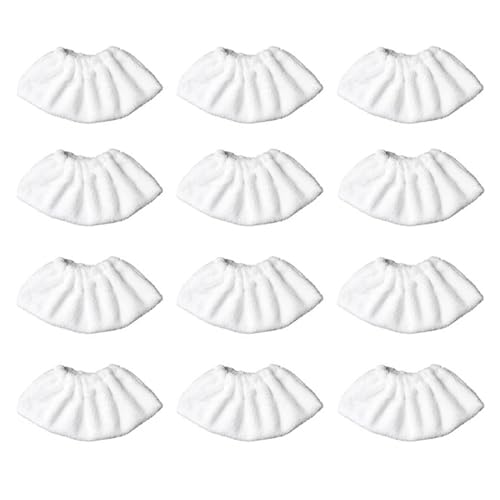 Dampfwischtuch, kompatibel mit Karcher, SC2 SC3 SC4 SC5 Staubsauger-Ersatzteile, Reinigungspad, Stoffbezug, Lappen, Zubehör ersetzen(12 pcs) von LVXBHZQD