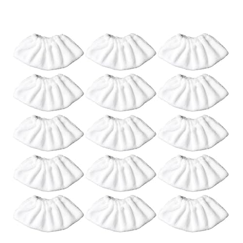 Dampfwischtuch, kompatibel mit Karcher, SC2 SC3 SC4 SC5 Staubsauger-Ersatzteile, Reinigungspad, Stoffbezug, Lappen, Zubehör ersetzen(15 pcs) von LVXBHZQD