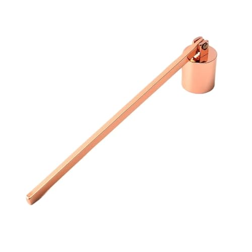 Edelstahl-Kerzenlöscher-Werkzeug mit langem Griff, Glockenlöscher-Zubehör for Löschen von Dochten(Rose Gold) von LVXBHZQD