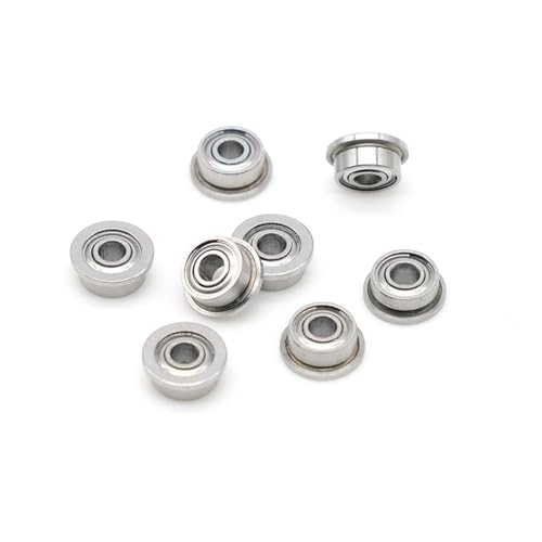 Flanschlager 2x5x2,5 mm ABEC-7 (10 Stück) Miniatur-Flanschkugellager MF52 Z ZZ von LVXBHZQD