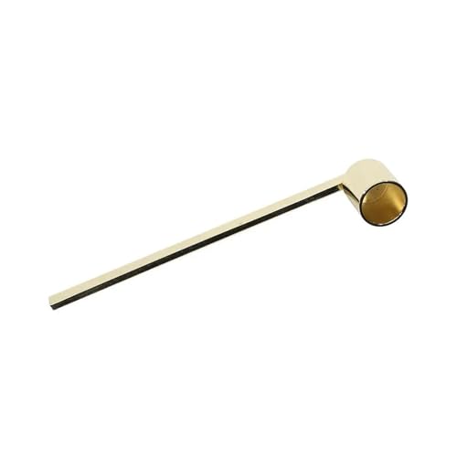 OVJENTSK Kerze Docht Snuffer Glocke Geformt Feuerlöscher Hause Duftenden Kerzenhalter Zubehör(Gold) von LVXBHZQD