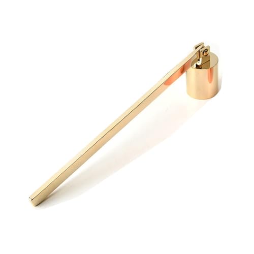 OVJENTSK Kerzendochtlöscher, glockenförmiger Feuerlöscher, der duftende Kerzenständer-Accessoires herstellt(1pc Gold) von LVXBHZQD