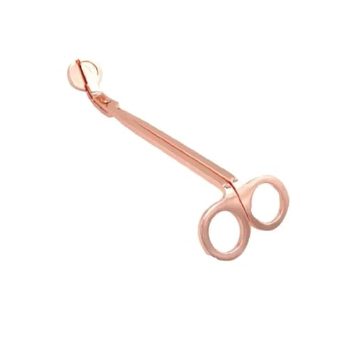 OVJENTSK Kerzendochtschere Clip Edelstahl(Rose Gold) von LVXBHZQD