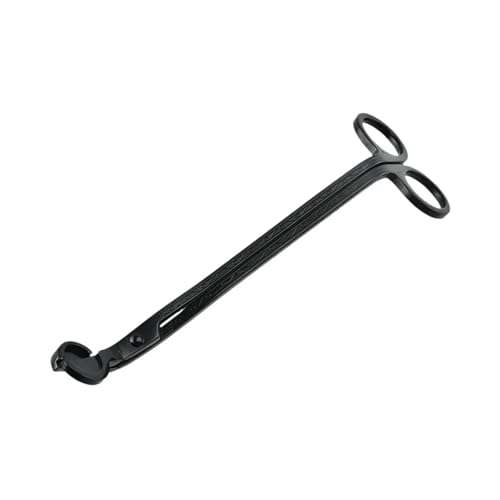OVJENTSK Kerzendochtschneiderhaken Edelstahl Kerzenlöscher(Black) von LVXBHZQD