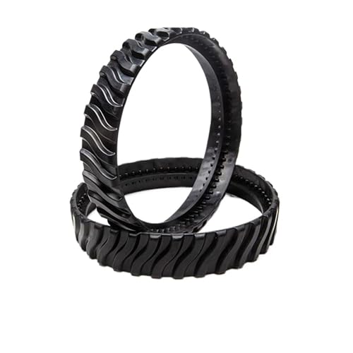 OVJENTSK Ketten-Reifen-Rad-Ersatzsatz, Kompatibel Mit Zodiac MX8, MX6, MX8 Elite, MX6 Elite, Baracuda R0526100 Poolreiniger-Reifenkette(2PCS) von LVXBHZQD