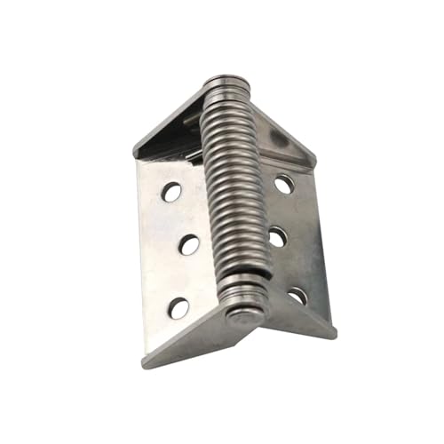 Selbstschließendes Scharnier mit Rückholfeder aus Edelstahl oder verzinktem Eisen, große Tragfähigkeit(83mm StainlessSteel) von LVXBHZQD