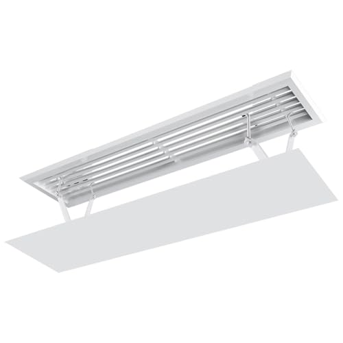 LVYUDS Klimaanlage Windabweiser Decke Windschutz, Zentral Luftabweiser Anti Direkt Blasend Universal Verbessert Kühlung für Fabriken Hotel(30 * 110cm,Rectangular Thickened) von LVYUDS