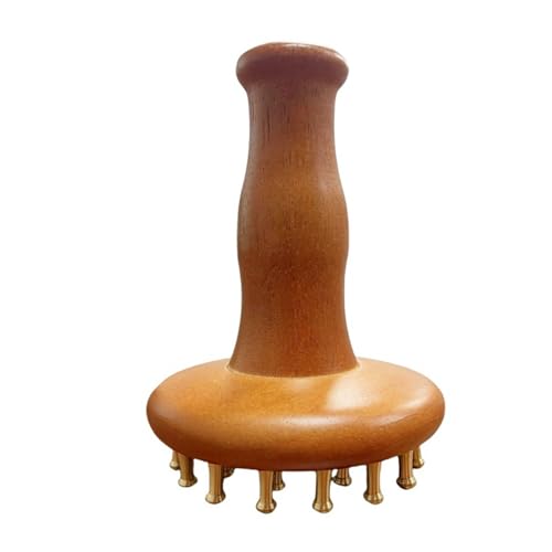 LVYUDS Messing Massagebürste Gua Sha Blut Kreislauf Blockaden Lösen Meridian Bürste Rücken Unterleib Muskeln Entspannen Anti Cellulite Heilung(29 Nail - Set of 4) von LVYUDS