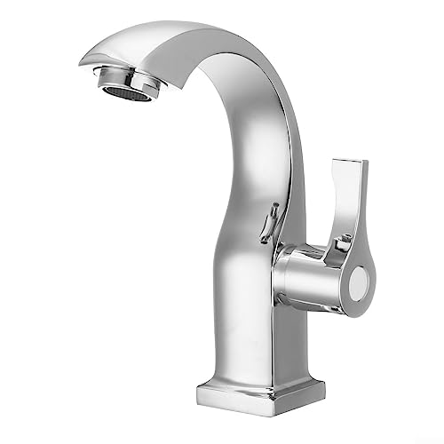 1 x Chrom Bad Waschbecken Kupfer Wasserhahn Einhand-Auslauf Waschbecken Bad Kaltwasser Wasserhahn Einhebelgriff Design 1 x Chrom Bad Waschbecken Kupfer Wasserhahn Einhand-Auslauf Waschbecken Bad Kaltwasser Wasserhahn Einhebelgriff Design von LVYXON
