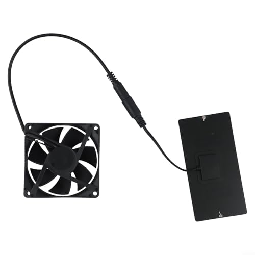 10 W Solarpanel und Ventilator-Set für Outdoor-Camping, perfekt für Gewächshäuser, Wohnmobile und Nutzräume von LVYXON