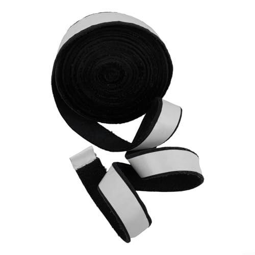 10 m Mikrofaser-Handtuch-Griffband für Tennis-, Squash- und Badmintonschläger optimaler Gebrauch (schwarz) von LVYXON