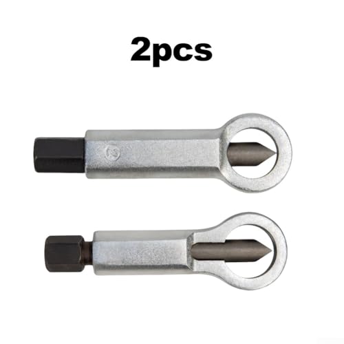 2 Stück Mutternentferner-Werkzeug zum Entfernen von verrosteten korrodierten festsitzenden Muttern, Chrom-Vanadium-Stahl-Konstruktions-Splitter mit verschiedenen Größen für verschiedene Muttern (2 + 3 von LVYXON