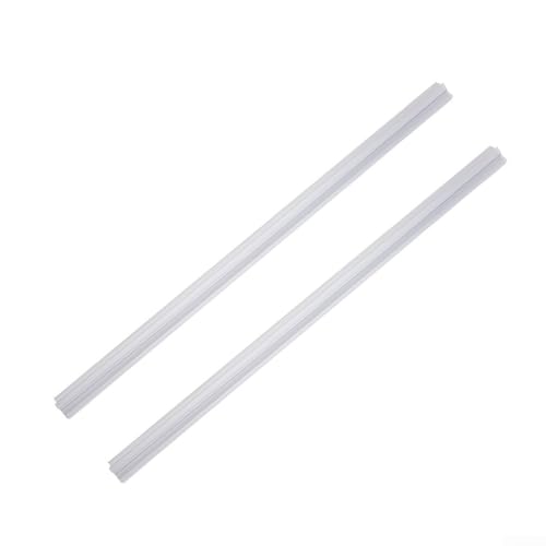 2 x Duschdichtung, 50 cm, Wasserabweiser kompatibel mit Glastüren, einfach zu montieren (14 mm) von LVYXON