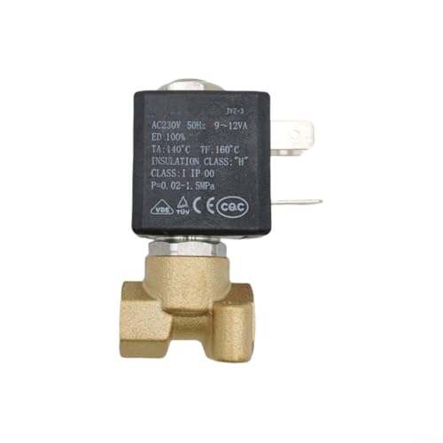 230 V Wechselstrom-Magnetventil für effizienten Betrieb der Kaffeemaschine, für Dampf- und Warmwasserdurchfluss (zweiwege, 1,5 MPa) von LVYXON