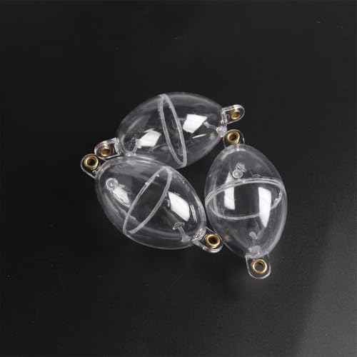 3-teiliges Schwimmer-Set mit Inline-Blasenkugeln für verbesserte Leistung im Meer, Fluss oder Teich (transparentes Weiß) von LVYXON