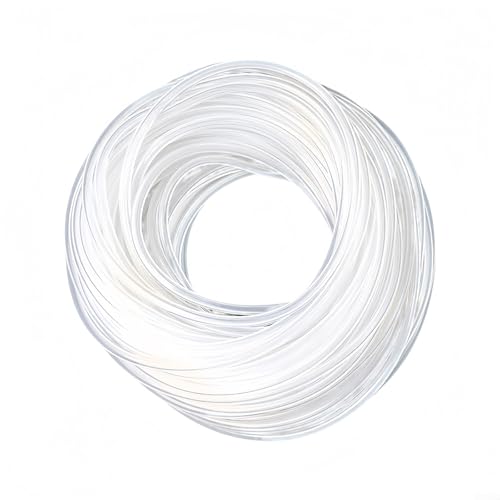 50 m transparenter Silikonschlauch, 3 x 6 mm, Hochtemperatur-flexibler Schlauch für Kaffeemaschine, Milchrohr-Ersatz, widerstandsfähig, glatter Durchfluss, einfach zu installieren und zu reinigen 50 m transparenter Silikonschlauch, 3 x 6 mm, Hochtemperatur-flexibler Schlauch für Kaffeemaschine, Milchrohr-Ersatz, widerstandsfähig, glatter Durchfluss, einfach zu installieren und zu reinigen von LVYXON