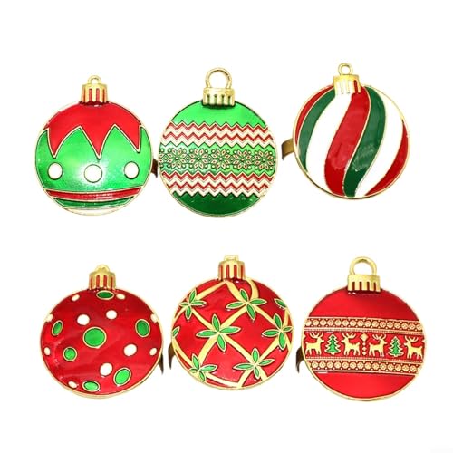 6 Stück Weihnachtsbaum Serviettenringe Legierung Urlaub Tischdekoration für Esstische, festliche Hochzeit oder Jubiläumsessen, für Weihnachten und Thanksgiving Geschirr 6 Stück Weihnachtsbaum Serviettenringe Legierung Urlaub Tischdekoration für Esstische, festliche Hochzeit oder Jubiläumsessen, für Weihnachten und Thanksgiving Geschirr von LVYXON