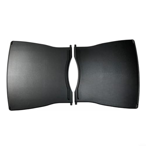 60067 Grilltisch-Set, kompatibel mit Weber Q1000/Q1200 2014 Modellen, stabile schwarze Kunststoff-Grill-Seitenablage für Kochen im Freien, tragbar und einfach zu montierendes Zubehör (2 Stück) von LVYXON
