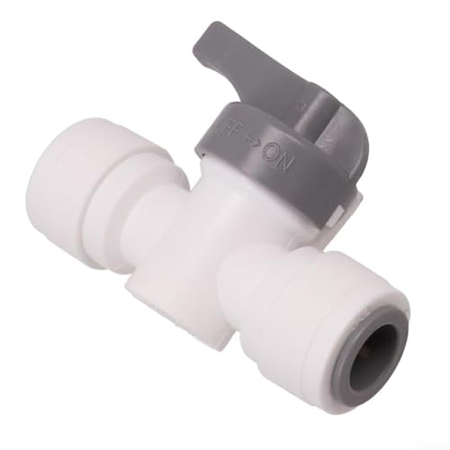 Absperrhahn Ventil 3/8 Zoll OD Rohr Kugelhahn für Systeme Easy Connect Acetal Copolymer von LVYXON