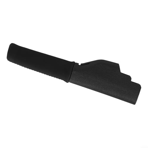 Auto Feststellbremsgriff Griff Abdeckung Handbremsgriff Abdeckung Ledergriff für Jetta GTI MK5 MK6 Anti-Korrosion Verschleißfest Schwarz Rot Grau Beige Ersatzteil (Black Line) von LVYXON