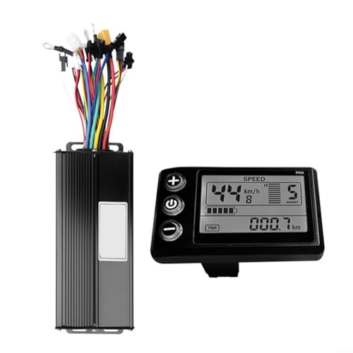 Bürstenloser Controller Display Kit 36V 48V 52V 35A 1500W Elektrofahrrad Scooter S866 LCD Bildschirm 15 MOS Intelligentes 3 Modi Square Sine Wave Motor Control System von LVYXON