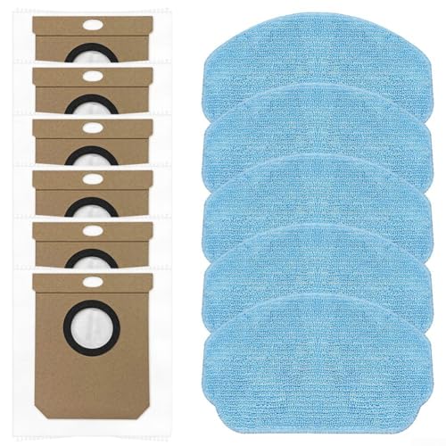 Cleansing Solution Wischmopp-Pads und Staubbeutel für Conga 7690 Immortal Max Roboter-Staubsauger von LVYXON