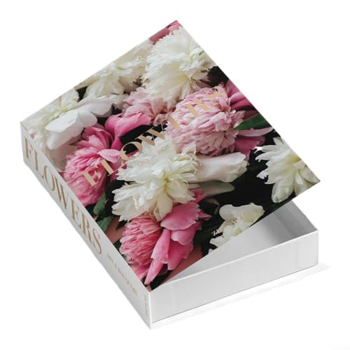 Dekorative Aufbewahrungsbox für Bücher mit verstecktem Fach für Zuhause oder Büro, Papiermaterial, 26 x 17 x 4 cm, für Bücherregal, Schreibtisch oder Couchtisch (FH-38) von LVYXON