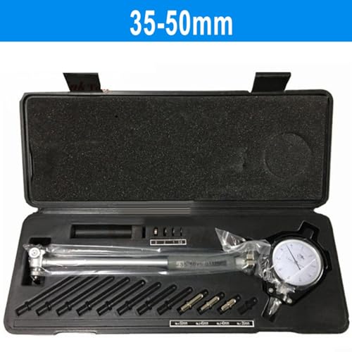 Digitales Bohrungslehre, 0,01 mm Genauigkeit, Innendurchmesser, Messwerkzeug mit 12 Sonden für Werkstatt, Messbereich 18–35 mm, 35–50 mm, 50–160 mm (35–50 mm) von LVYXON