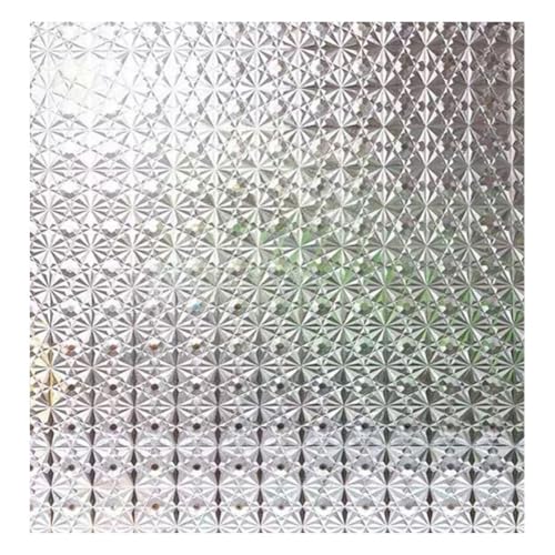 Durchscheinende mattierte Badezimmer-Fensterfolie bietet Sichtschutz und Lichtfilterung mit robustem PVC-Material (B) von LVYXON