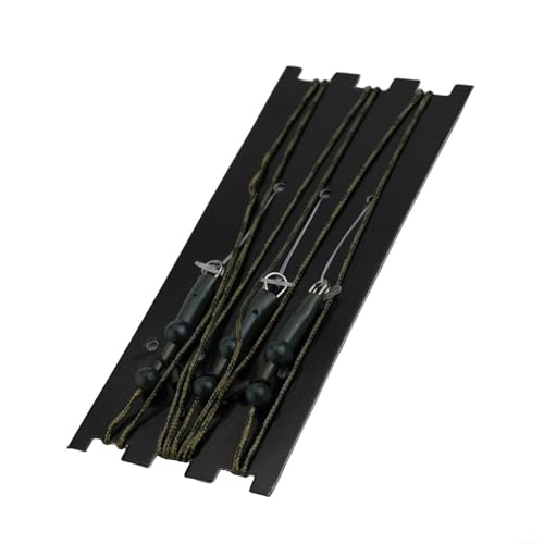 Easy to Use Tackle Carp Leaders 3 x Heli Kable with For Hybrid QC Swivels for Fishing in Challenging Conditions (Type C) von LVYXON