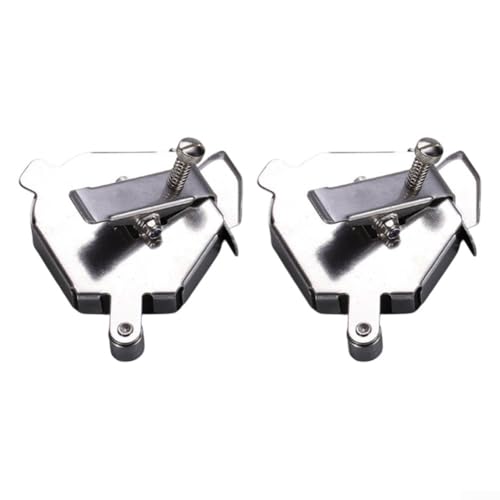 Enhanced Gauge Magnetische Nahtführung 2er Set für optimale Stoffstabilität beim Nähen (Silber) von LVYXON