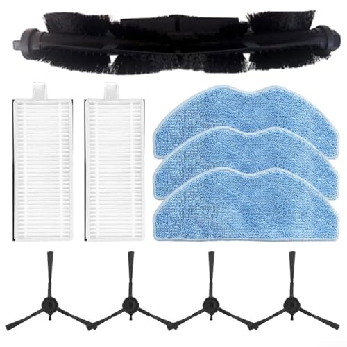 Ersatz-Kits für MiWhole M8 Lite Roboter-Staubsauger inkl. Wischmopp für Pads und Filter für Effizienz (A) von LVYXON