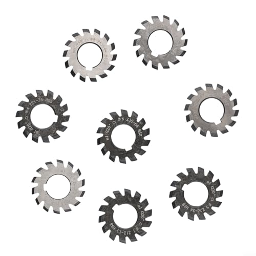 HSS Stahl M1 Durchmesser 22 mm Involute Zahnradfräser Set, HSS Zahnradfräser Set, 8 Stück HSS M1 Zahnradschneider-Set, 20 Grad Druckwinkel für genaue Zahnradherstellung HSS Stahl M1 Durchmesser 22 mm Involute Zahnradfräser Set, HSS Zahnradfräser Set, 8 Stück HSS M1 Zahnradschneider-Set, 20 Grad Druckwinkel für genaue Zahnradherstellung von LVYXON