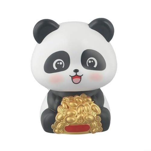 Handgefertigte Solar-Panda-Figur verleiht Ihrem Auto, Schreibtisch oder Schlafzimmer kulturellen Charme (A) von LVYXON
