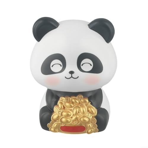 Handgefertigte Solar-Panda-Figur verleiht Ihrem Auto, Schreibtisch oder Schlafzimmer kulturellen Charme (B) von LVYXON