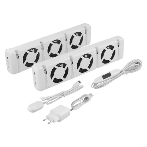 Heizkörper Ventilator, Leiser Entlüftungslüfter-Booster, Smartes Heizgebläse Heizung Ventilator mit Wärmesensor Langlebiger Heizverstärker, Spart Energie und erhöht die Heizeffizienz von LVYXON