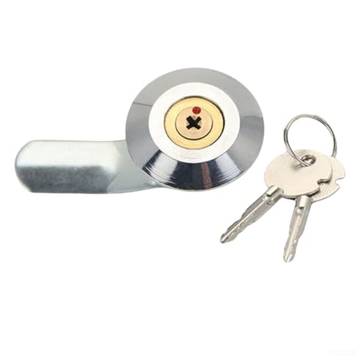 Industrielles Nockenschloss mit Schlüssel, perfekt zur Sicherung von Verteilerkästen und Gerätelagerung (C) von LVYXON