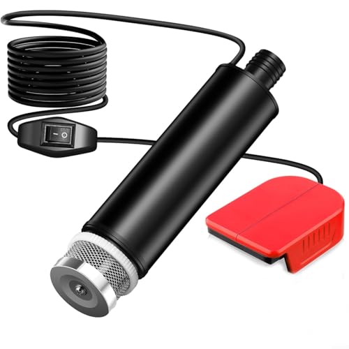 Kabellose Tauchpumpe Wasserumfüllpumpe 18 V Batterieadapter für Bosch für Dewalt 635GPH Pool Garten Bewässerung Entwässerungspumpe mit Netzfilter für Keller Autowäsche (für 48-11-1862) von LVYXON