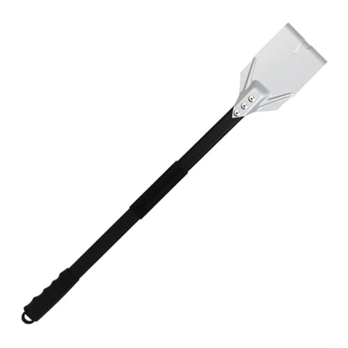 Kamingrill Holzkohle Reinigungsschaber mit Aluminiumgriff Backofen Grillwerkzeug Abnehmbarer Griff für schwer erreichbare Stellen tägliche Küchengeräte Wartung von LVYXON