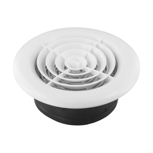 Kompakte runde Lüftungsgitterabdeckung für optimale Luftzirkulation, leicht zu reinigendes Design (150 mm) von LVYXON
