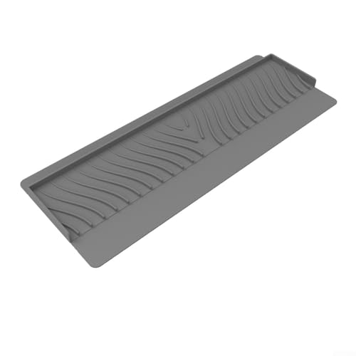 Küchenspüle Kantenschutz mit Spritzschutz Silikon zur Vermeidung von Wasserschäden (Grau) von LVYXON