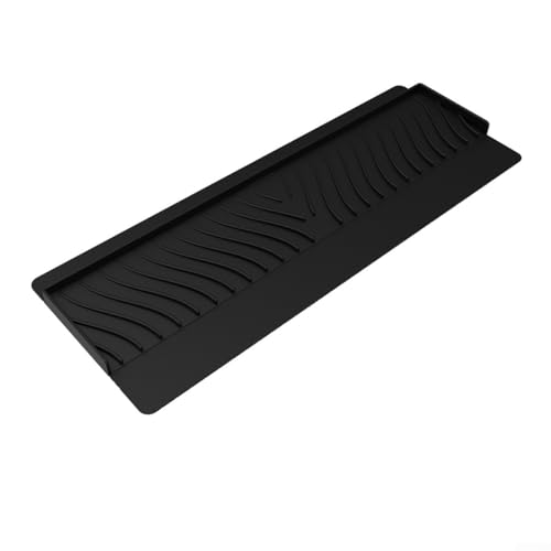 Küchenspüle Kantenschutz mit Spritzschutz Silikon zur Vermeidung von Wasserschäden (Schwarz) von LVYXON