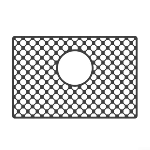 Küchenspüle-Schutzmatte, rutschfestes Silikon mit umfassender Drainage und Hitzebeständigkeit (A) von LVYXON