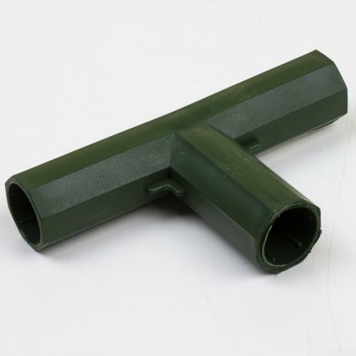 Kunststoffverbinder für den Außenbereich, für Garten, Gewächshaus, Rohrverbindungen, Adapter für 16 x 17 mm Innendurchmesser (E) von LVYXON