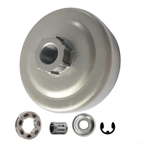 Kupplungstrommel Montage, mit 7 Zähne Ritzel Felgenlager E-Clip und Unterlegscheibe für Echo CS-352 340S 305S Kettensägen Ersatz, für A056000210 A056000211 Kupplungstrommel Montage, mit 7 Zähne Ritzel Felgenlager E-Clip und Unterlegscheibe für Echo CS-352 340S 305S Kettensägen Ersatz, für A056000210 A056000211 von LVYXON