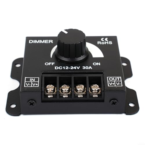 LED Beleuchtung Dimmer für 12V 24V 30A Einstellbare Stromversorgung Controller mit Helligkeitsregelung und Stabilität LED Beleuchtung Dimmer für 12V 24V 30A Einstellbare Stromversorgung Controller mit Helligkeitsregelung und Stabilität von LVYXON