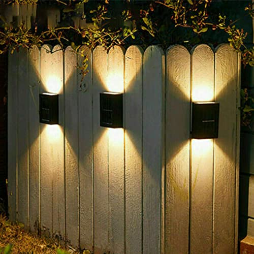 LED-Solarleuchten für den Außenbereich, wasserdicht, für Gartenzaun, Terrasse, Hinterhof, Veranda, Pool, 4 Stück von LVYXON