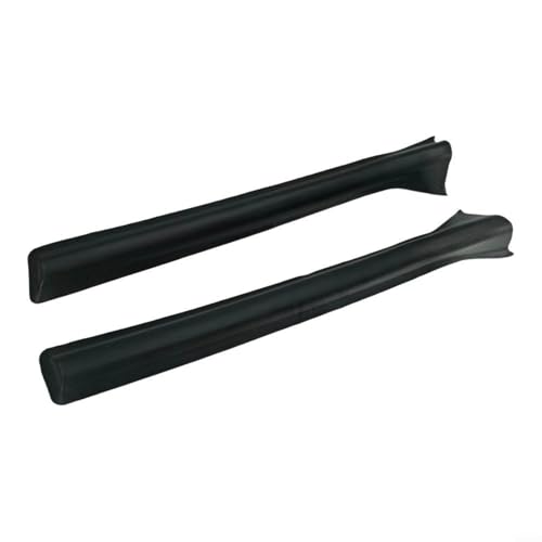 LVYXON Auto Außen B-Säule Dichtungsstreifen Set Autotür B-Säule Dichtungsstreifen Links und Rechts Schwarz ABS Für Opel Für Opel 2004-2010 Außentürrahmen Abdeckung Verkleidung Einfache Installation von LVYXON