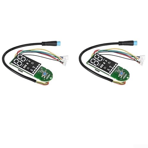 LVYXON Circuit Board For 1S Electric Scooter, Replacement Control Panel With Responsive Switch And Clear Status Display For Enhanced Scooter Operation(2PC black) von LVYXON