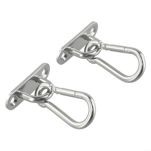 LVYXON Decken- und Wandhalterung Metallhaken Anker Aufhänger mit 2 Haken und 2 Aufhängern für Yoga Swing Aufhängungsgurt, geeignet für Innen- und Außeninstallation LVYXON Decken- und Wandhalterung Metallhaken Anker Aufhänger mit 2 Haken und 2 Aufhängern für Yoga Swing Aufhängungsgurt, geeignet für Innen- und Außeninstallation von LVYXON